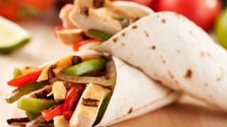 Fajitas (gefüllte Weizentortillas)