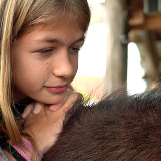 Luisa auf dem Kinderbauernhof