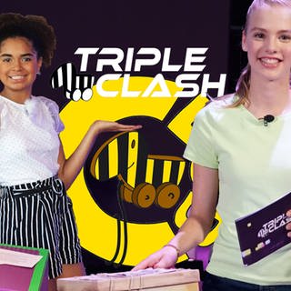 Die Triple-Clash-Moderatorinnen Filipa (13) und Juli (16)