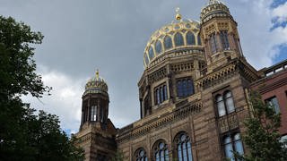 Die wiederaufgebaute Synagoge in Berlin