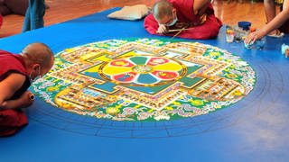 Ein Sandmandala